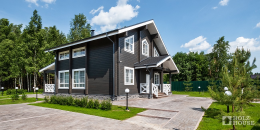 Дом из клееного бруса в стиле минимализм по проекту Веймар - фото 14 на сайте Holz House