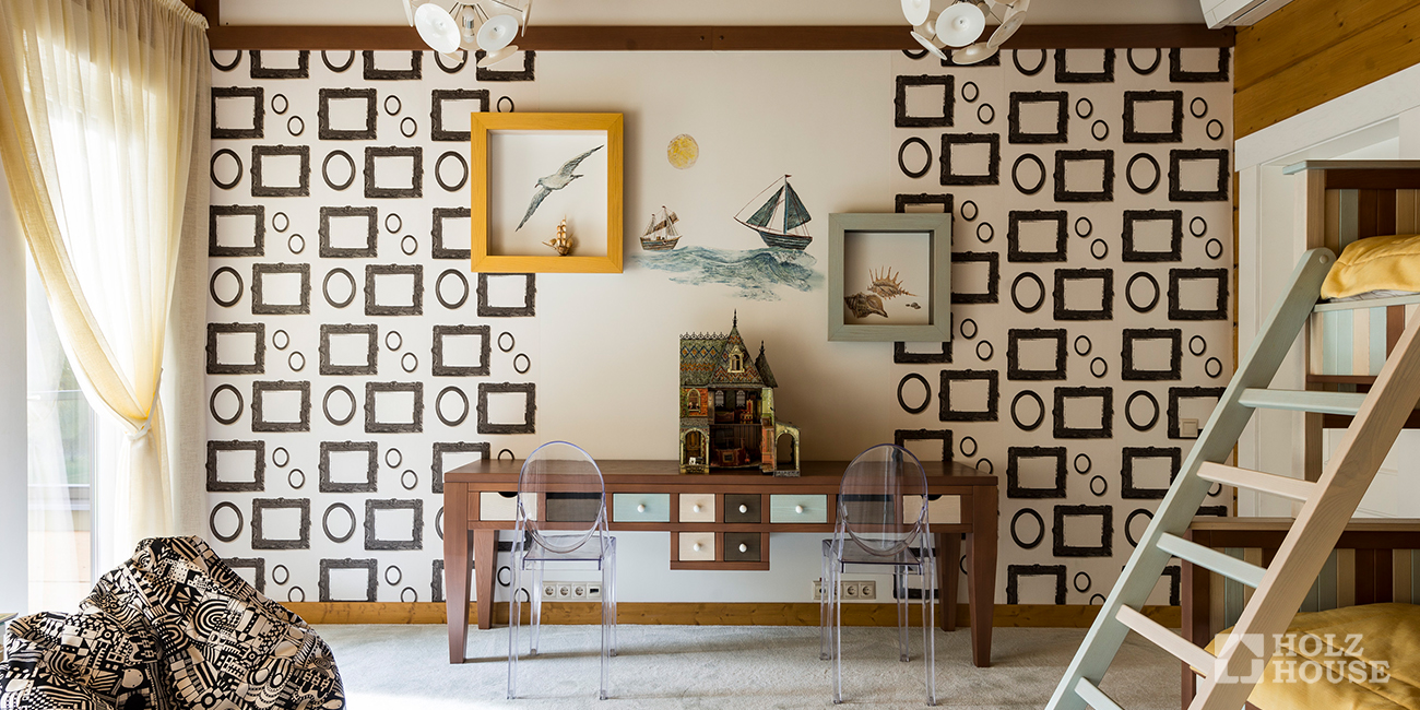 Акцентная стена в интерьере дома