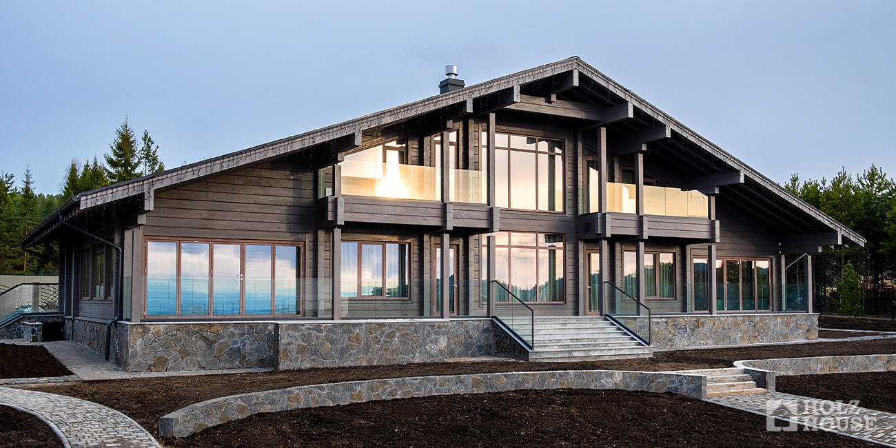 Панорамные окна в частном доме