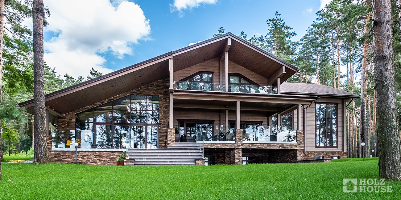 Панорамные окна в частном доме