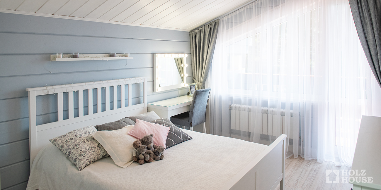 Детская в доме из клееного бруса