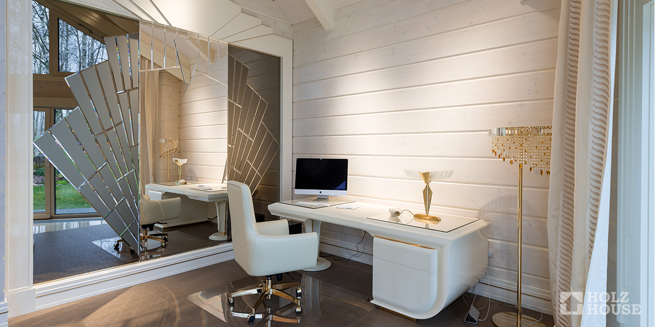 Чем покрасить клееный брус внутри дома