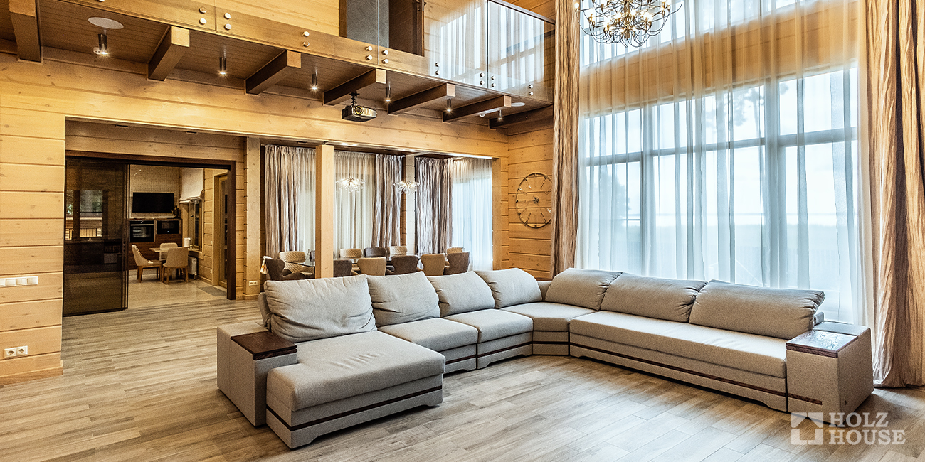 Чем покрасить клееный брус внутри дома