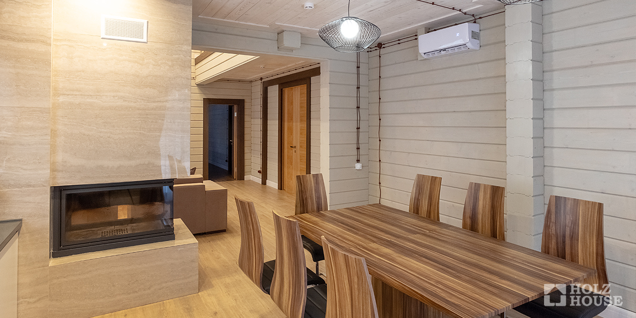 Камин в частном доме