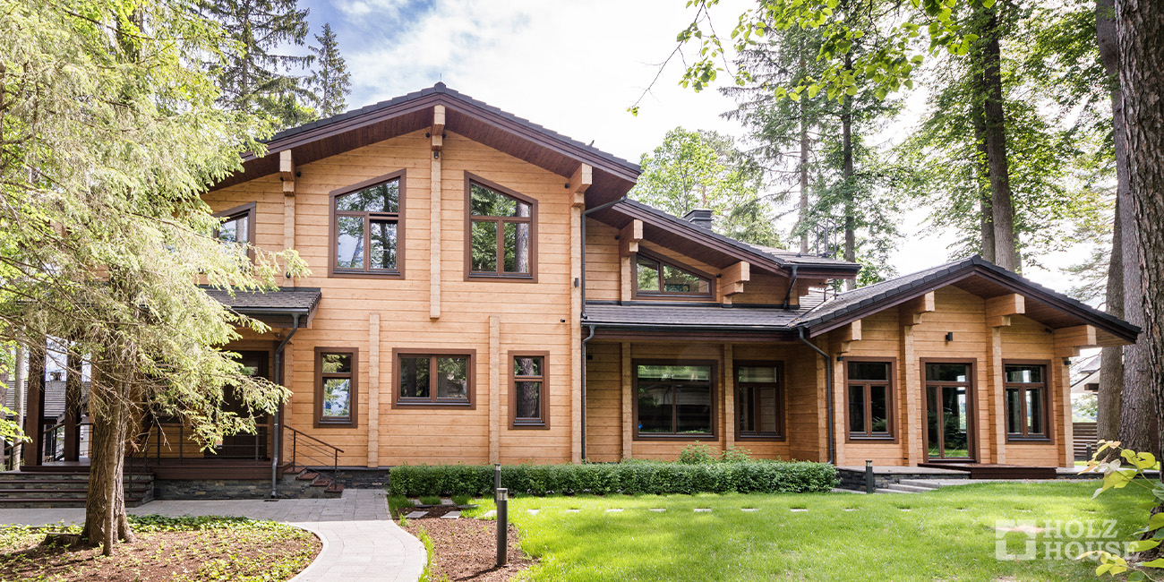 Огнестойкость домов из клееного бруса