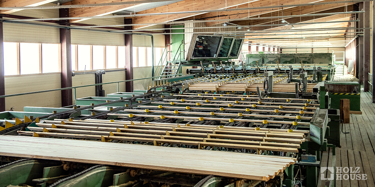 Производство клееного бруса