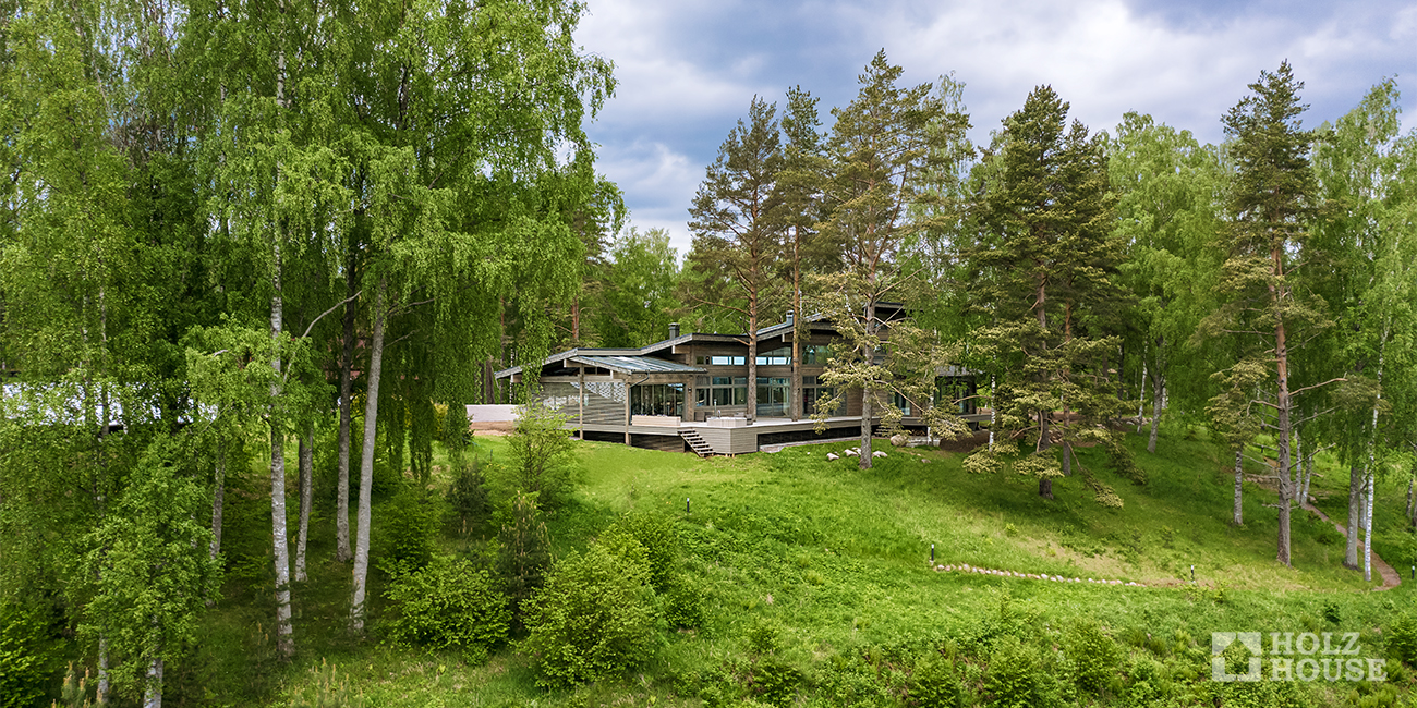 Как построить дом на склоне