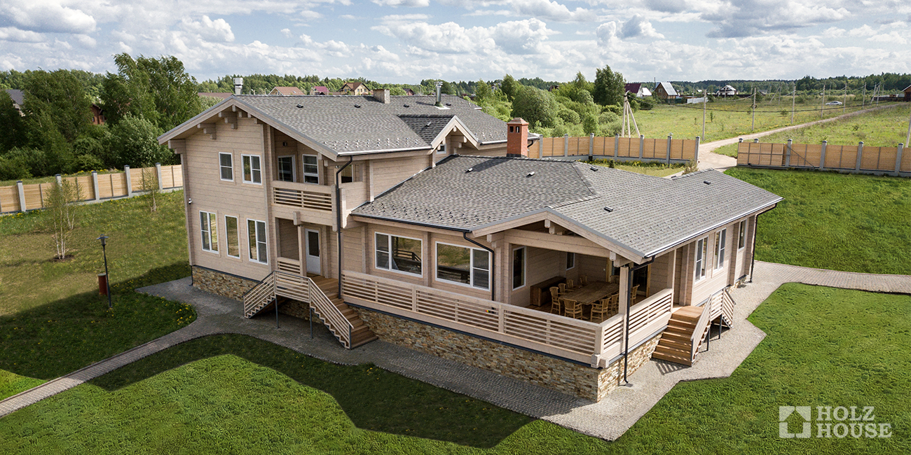 Как построить дом на склоне