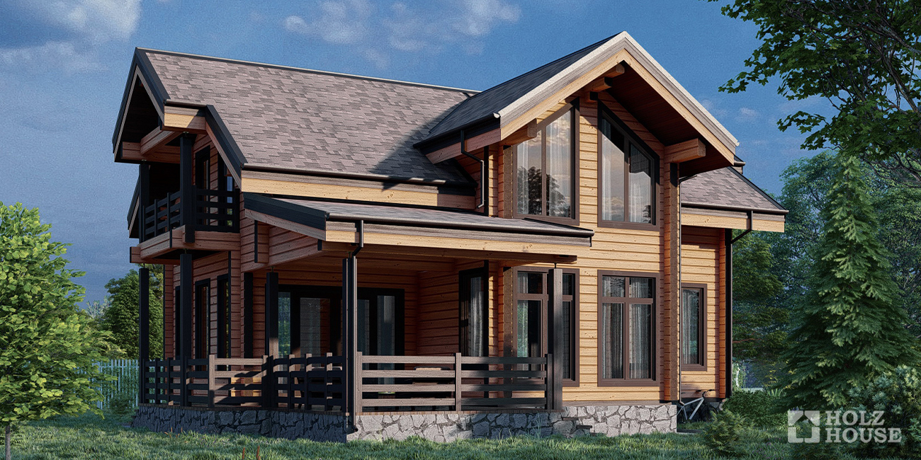 Проекты домов из клееного бруса для постоянного проживания