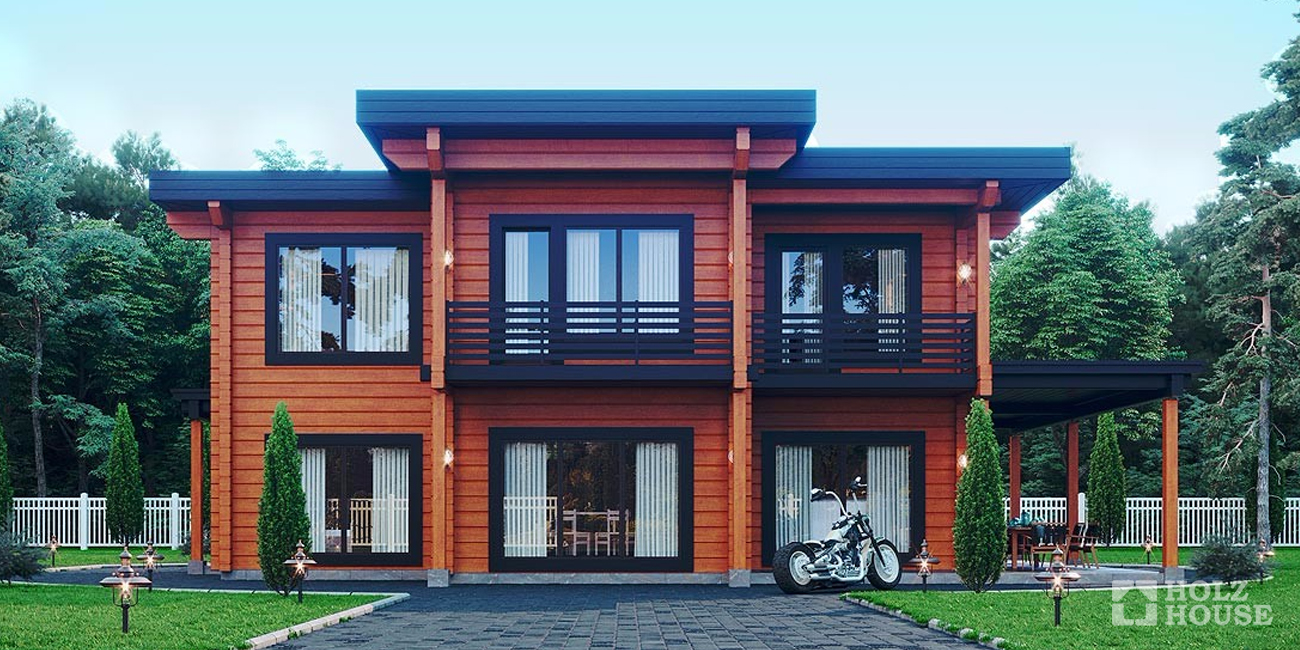 Проекты домов из клееного бруса для постоянного проживания