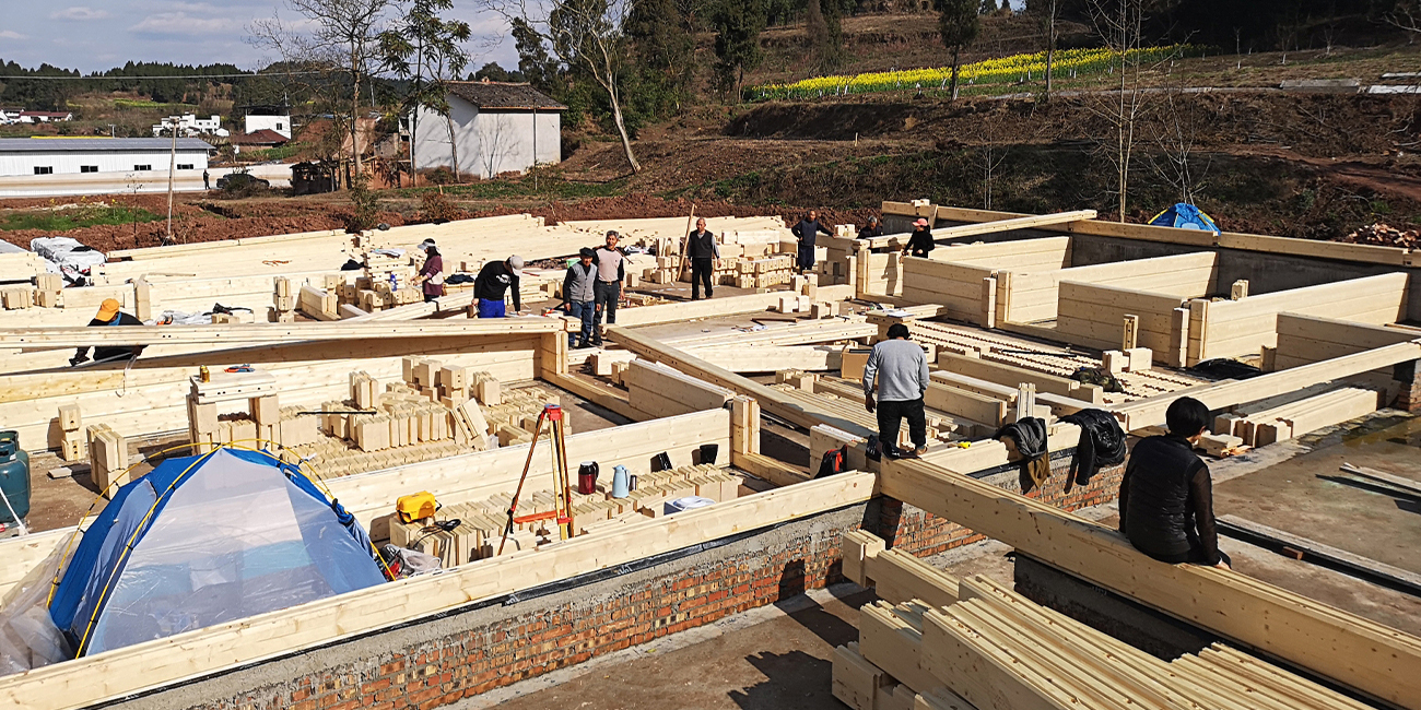 Началось строительство первого дома Holz House в Китае