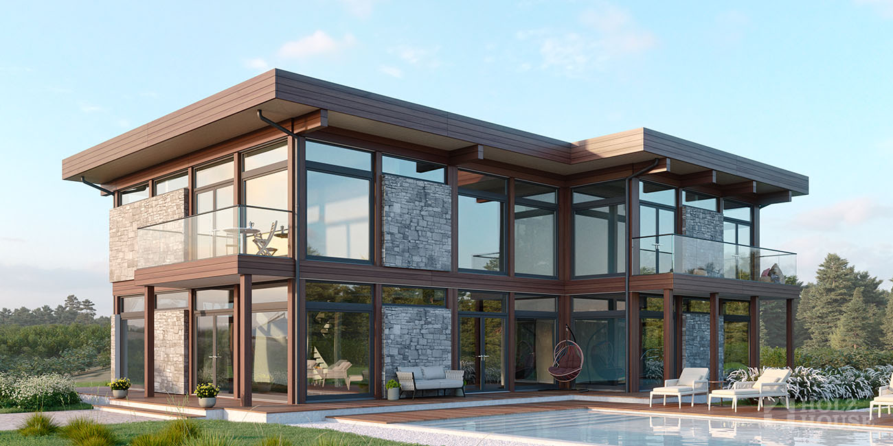 Дом в стиле фахверк