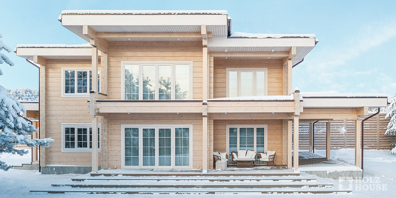 Как построить дом из бруса