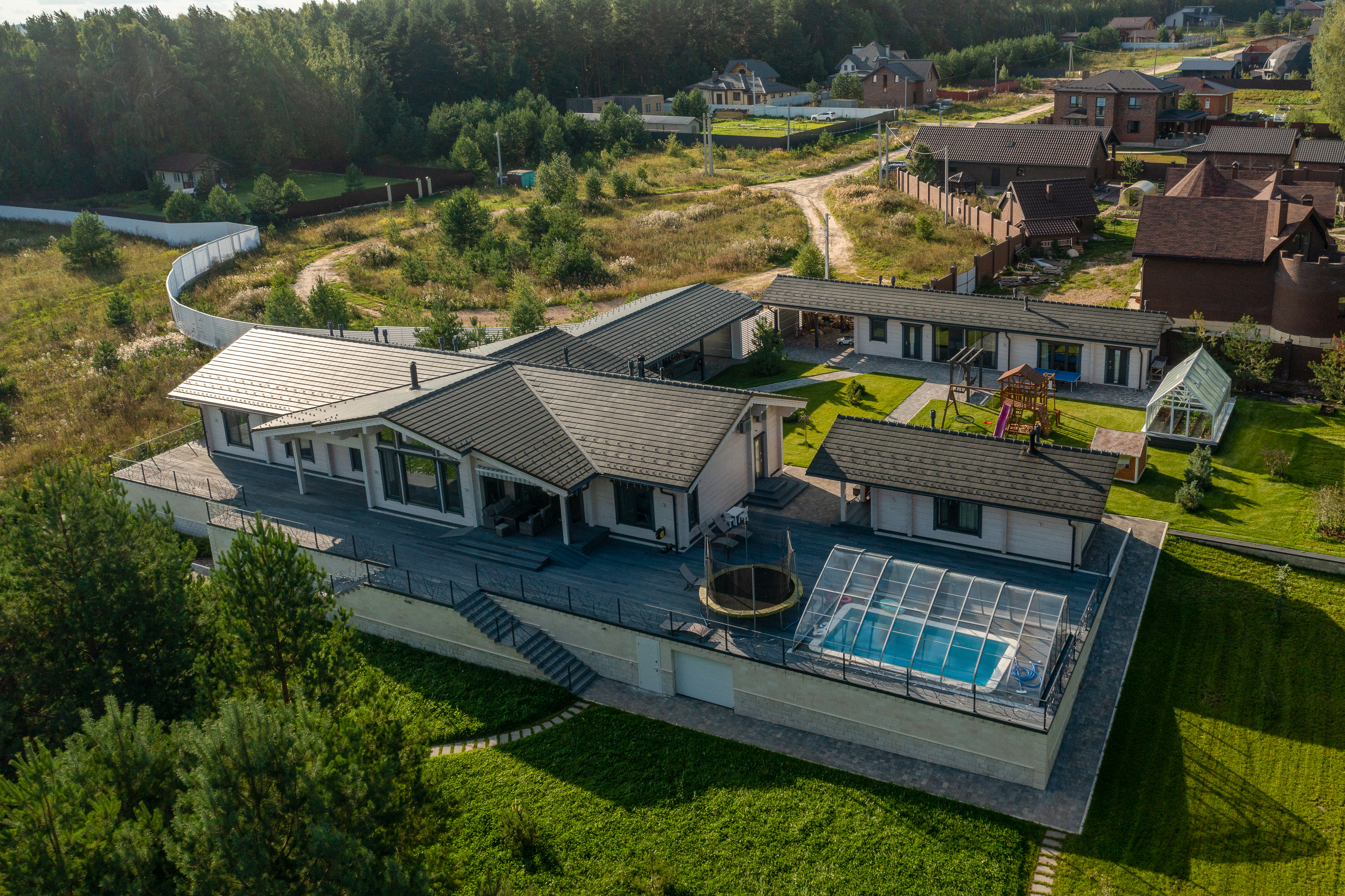 Дом из клееного бруса по проекту "Лиссабон"