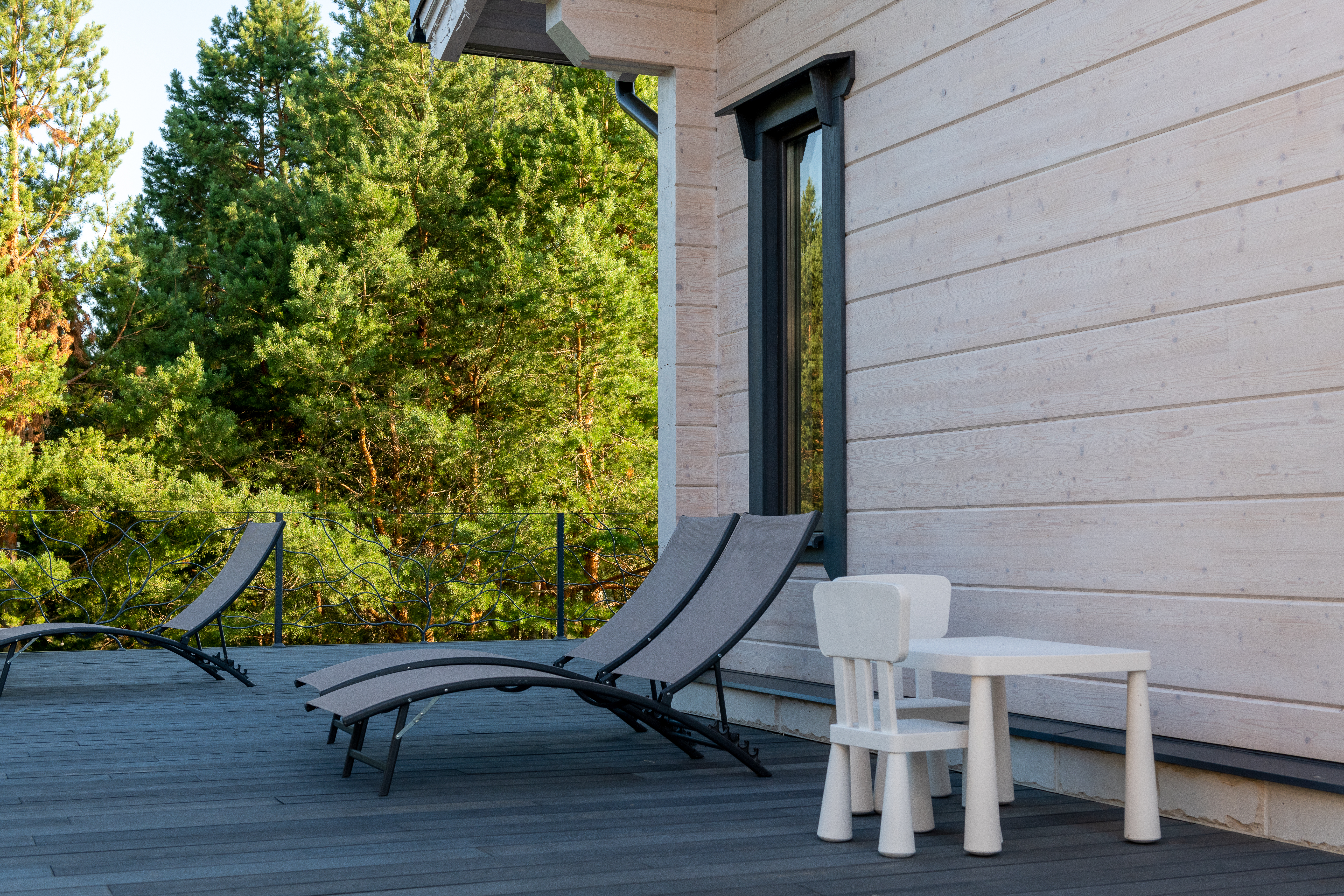 Дом из клееного бруса по проекту "Лиссабон"