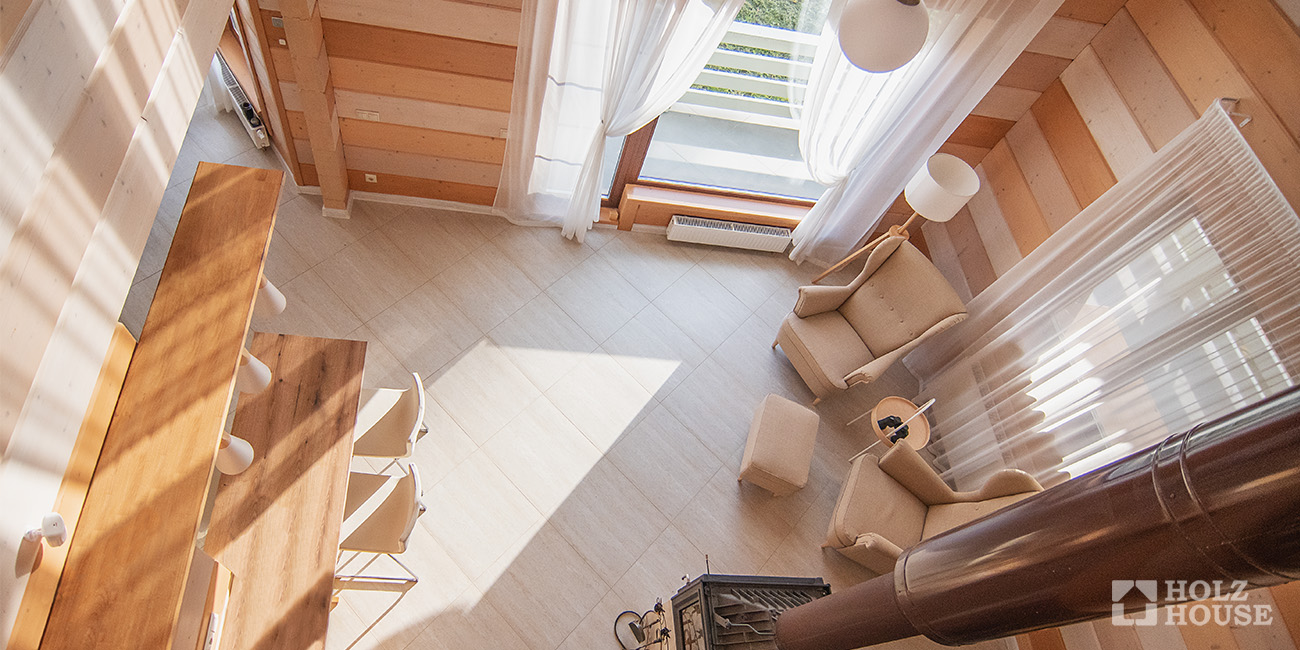 Внутренняя отделка дома из клееного бруса