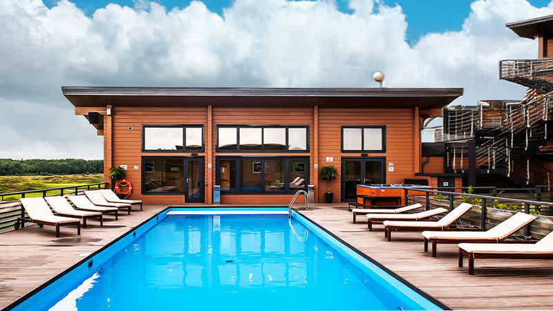 SPA-комплекс из клееного бруса Holz House