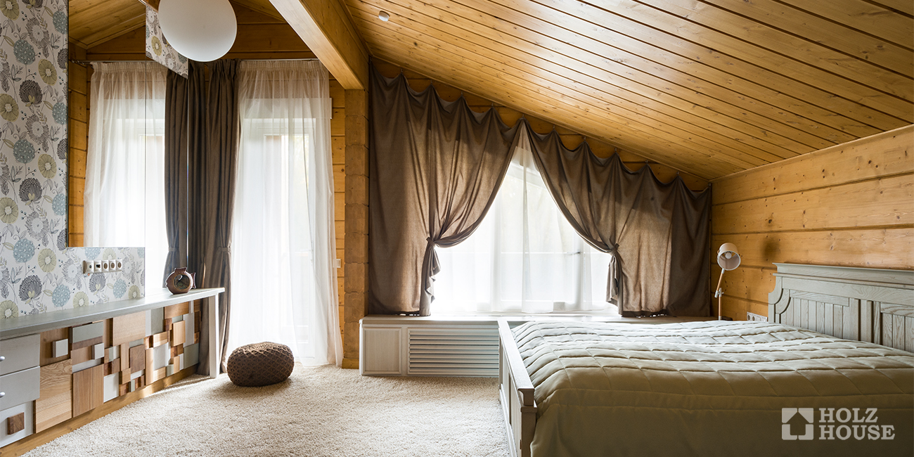 Дизайн мансарды в частном доме