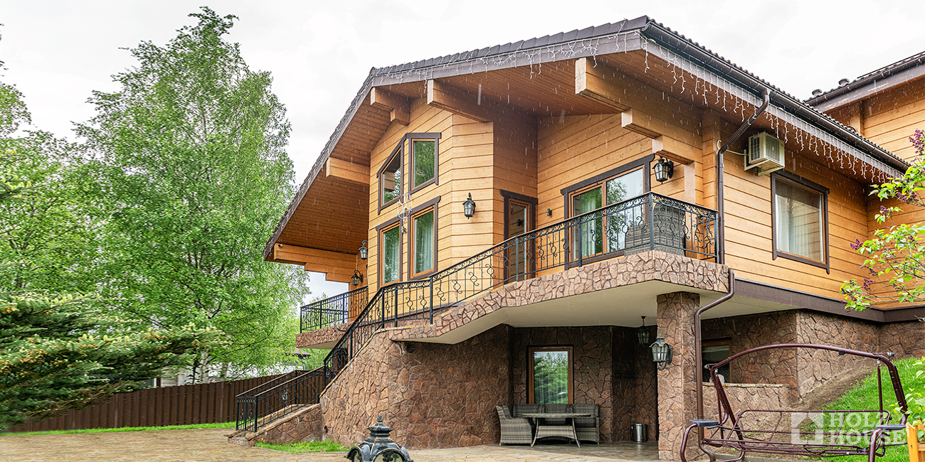 Столбчатый фундамент для дома из клееного бруса