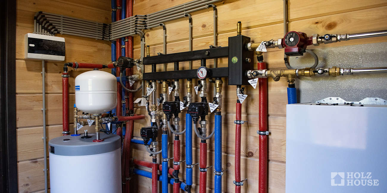 Коммуникации в деревянном доме