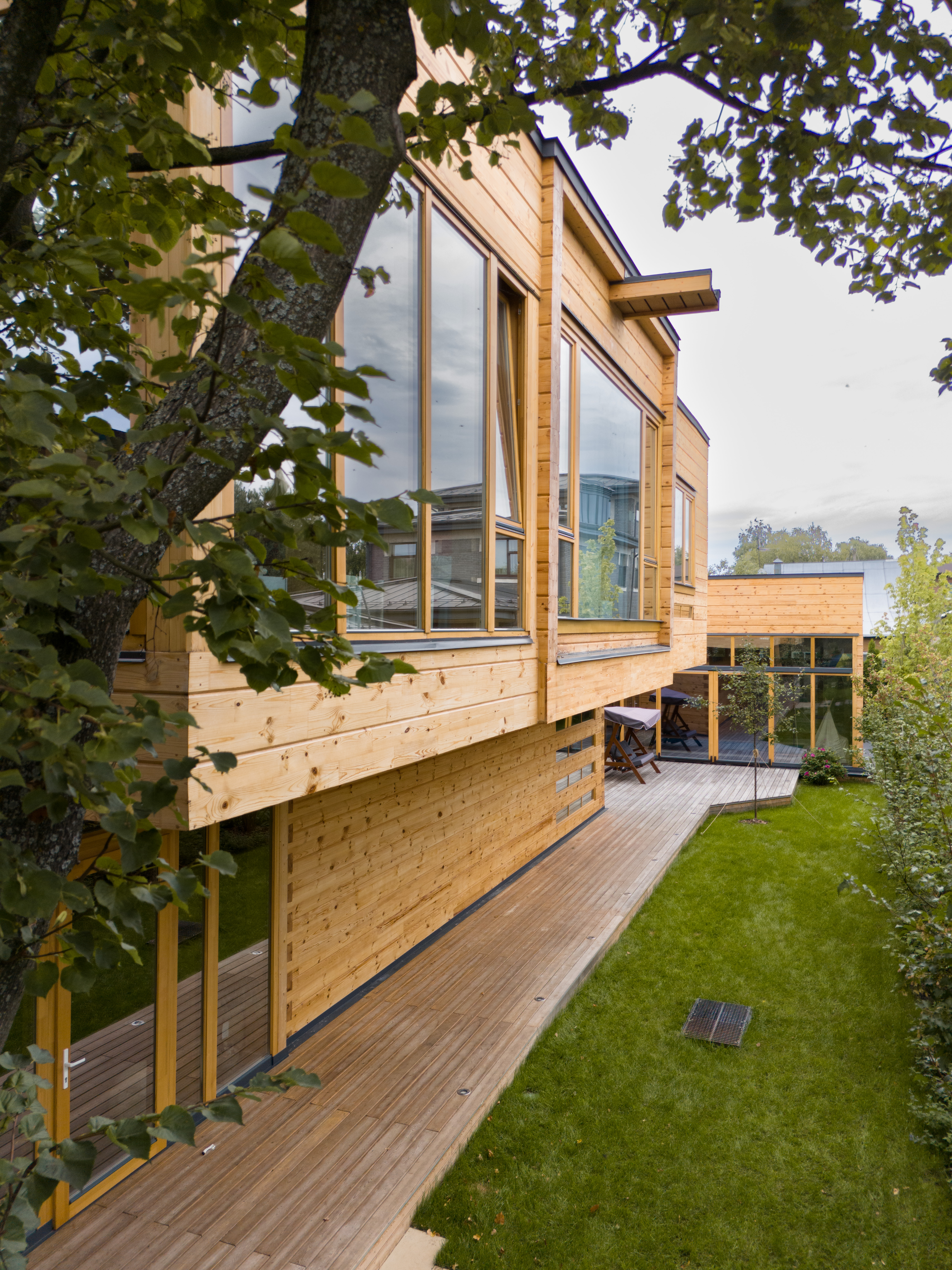 Дом из клееного бруса по проекту "Торонто"