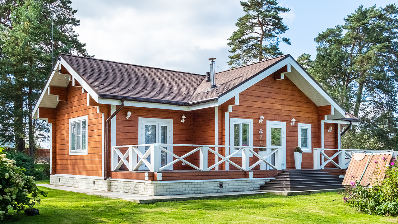 "Дом из клееного бруса "Рейкьявик"