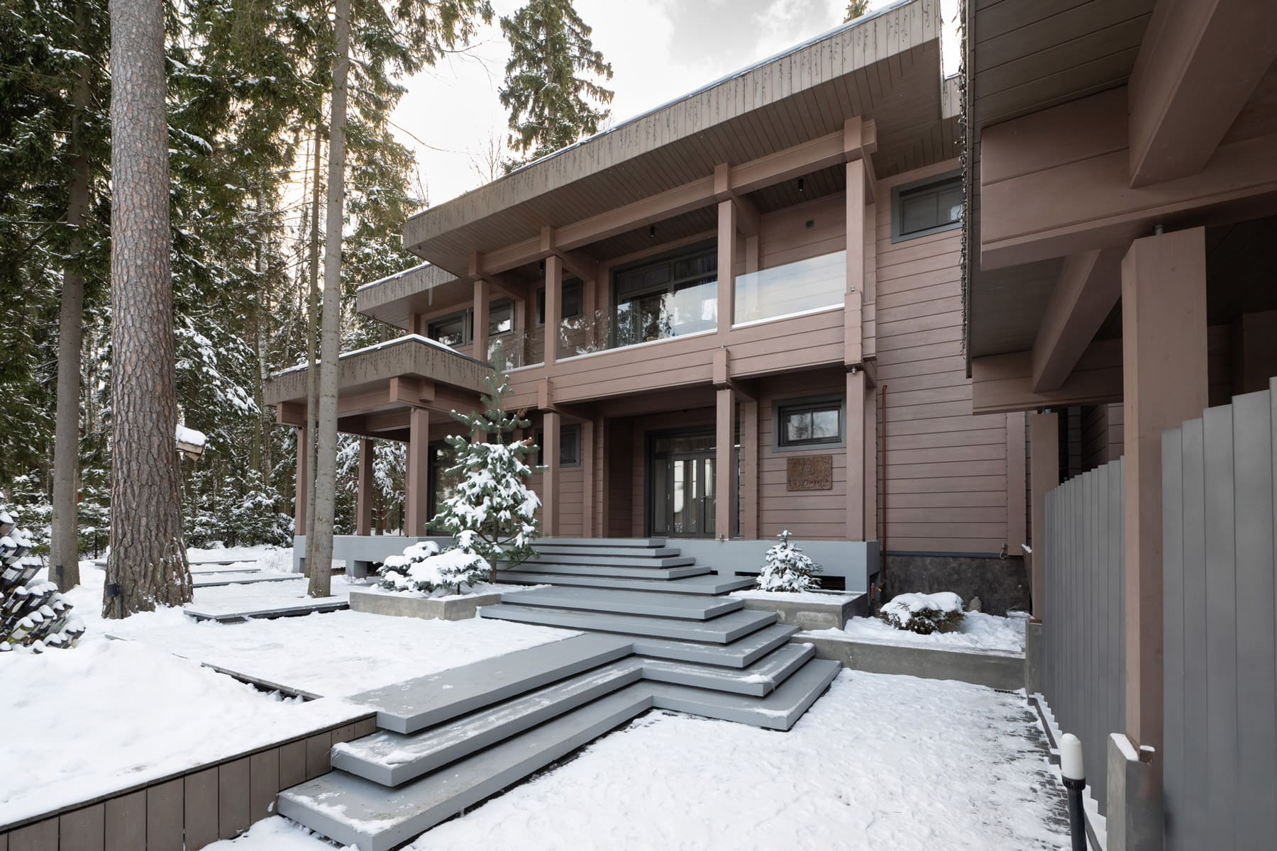 Дом из клееного бруса по проекту "Эдинбург"