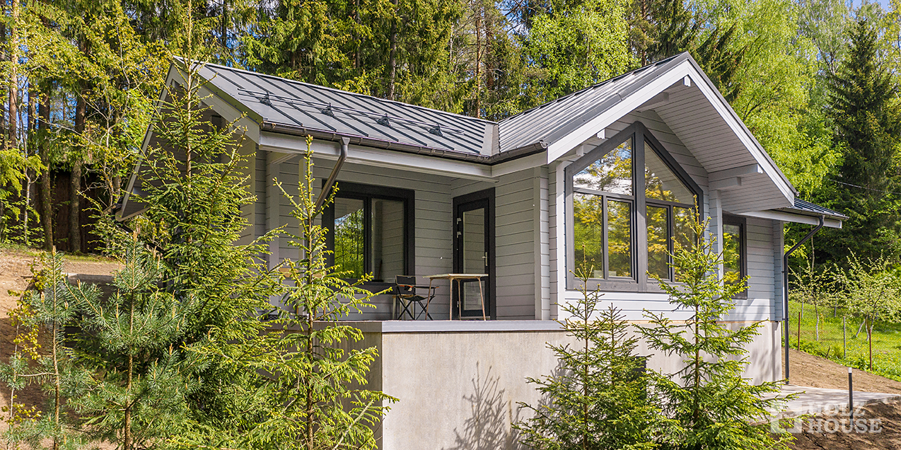 Как построить дом на склоне