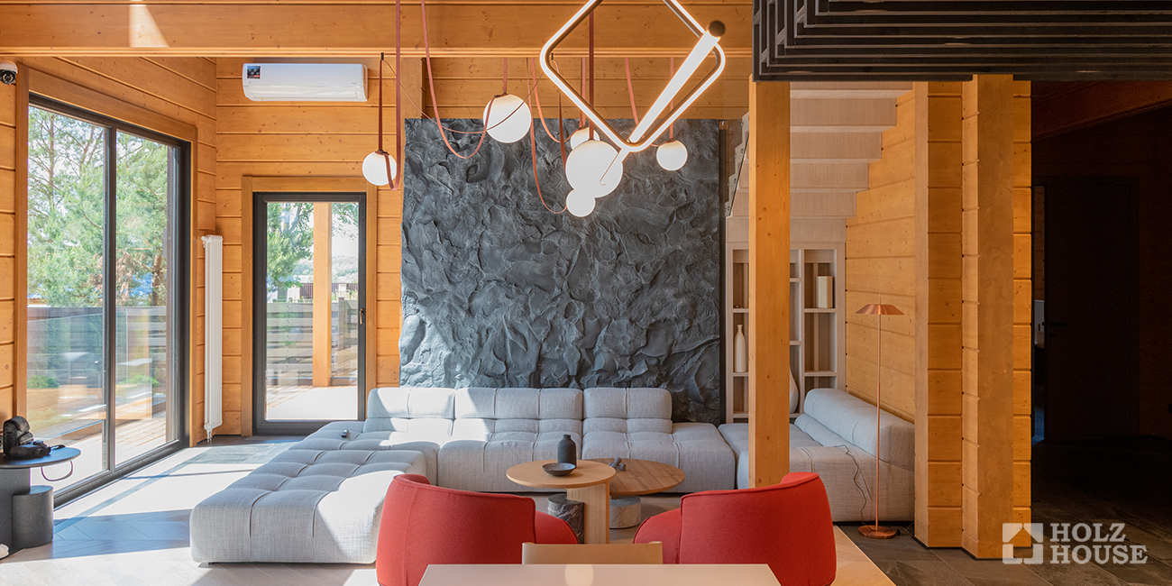 Акцентная стена в интерьере дома