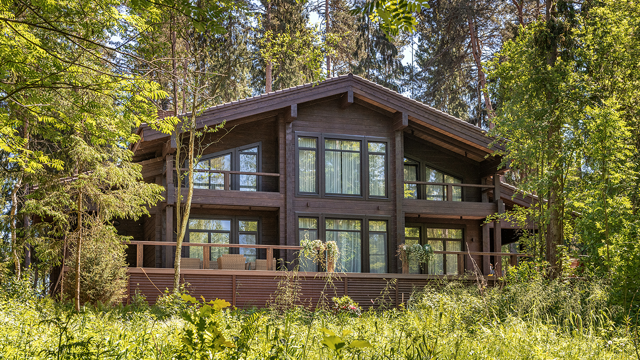 Дом из клееного бруса "Австрия v4"