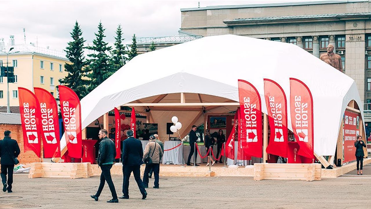 Объект "СФЕРА" на Театральной площади города Кирова. 2 дня за 2 минуты! Time-lapse