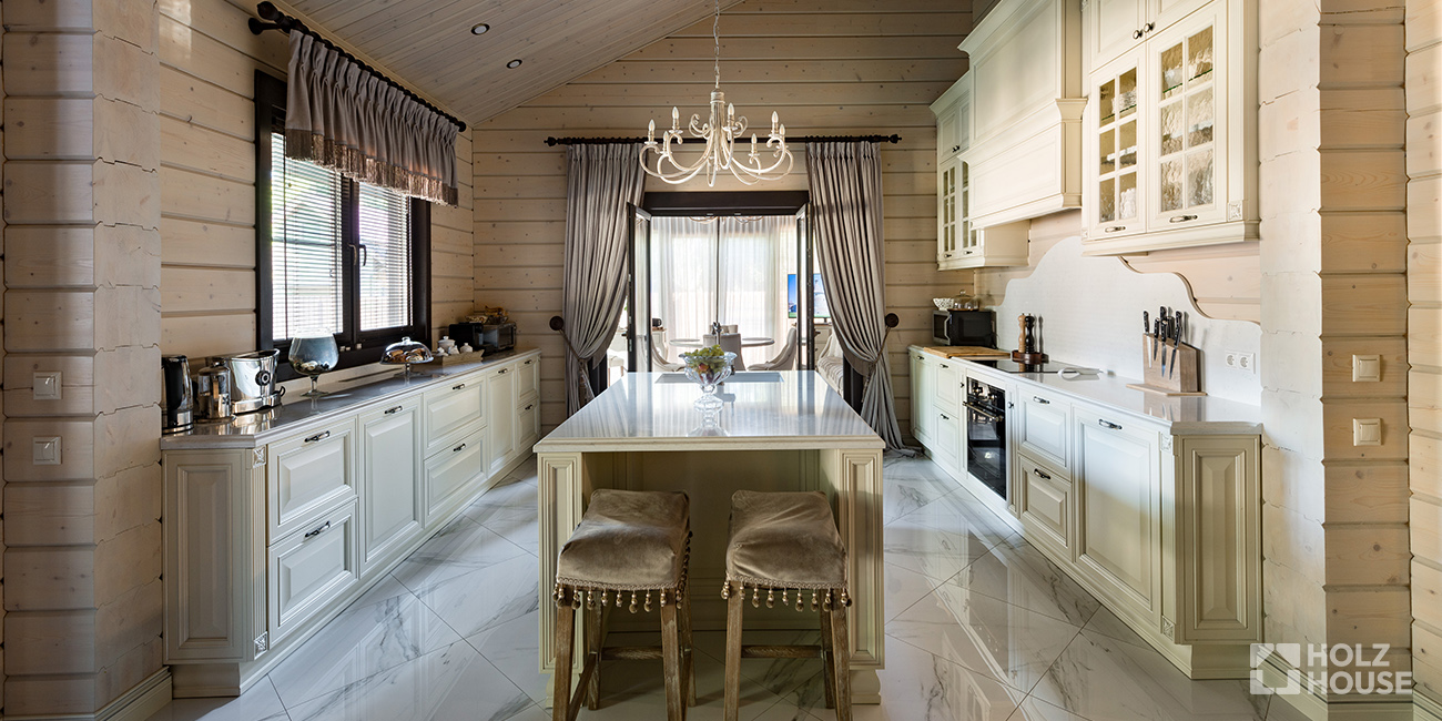 Дизайн кухни-гостиной в частном доме - варианты совмещения, зонирование, плюсы и минусы планировки