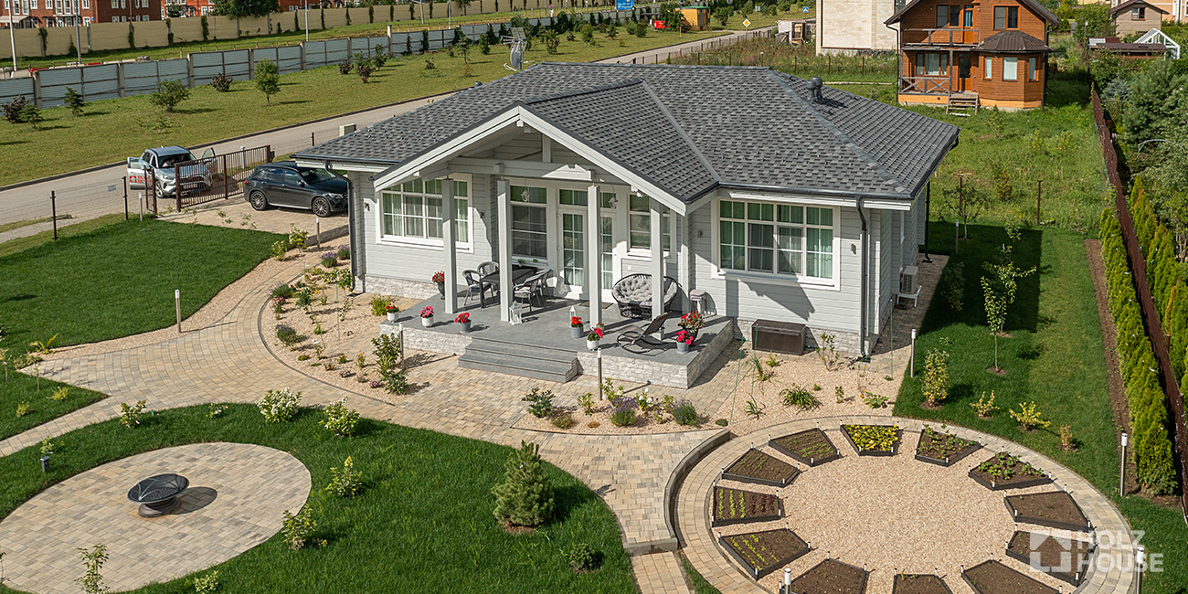 Как расположить дом на участке 10 соток: схемы и зонирование | Holz House