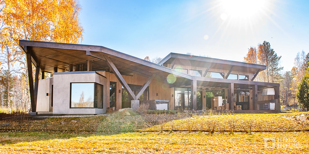 Дом в стиле фахверк