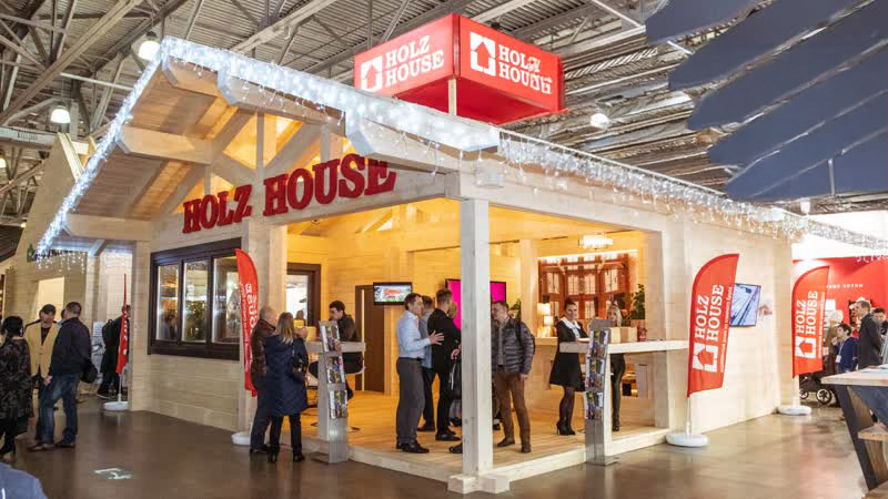 HOLZ HOUSE. Москва, Крокус Экспо, выставка "Деревянные дома - весна 2019"