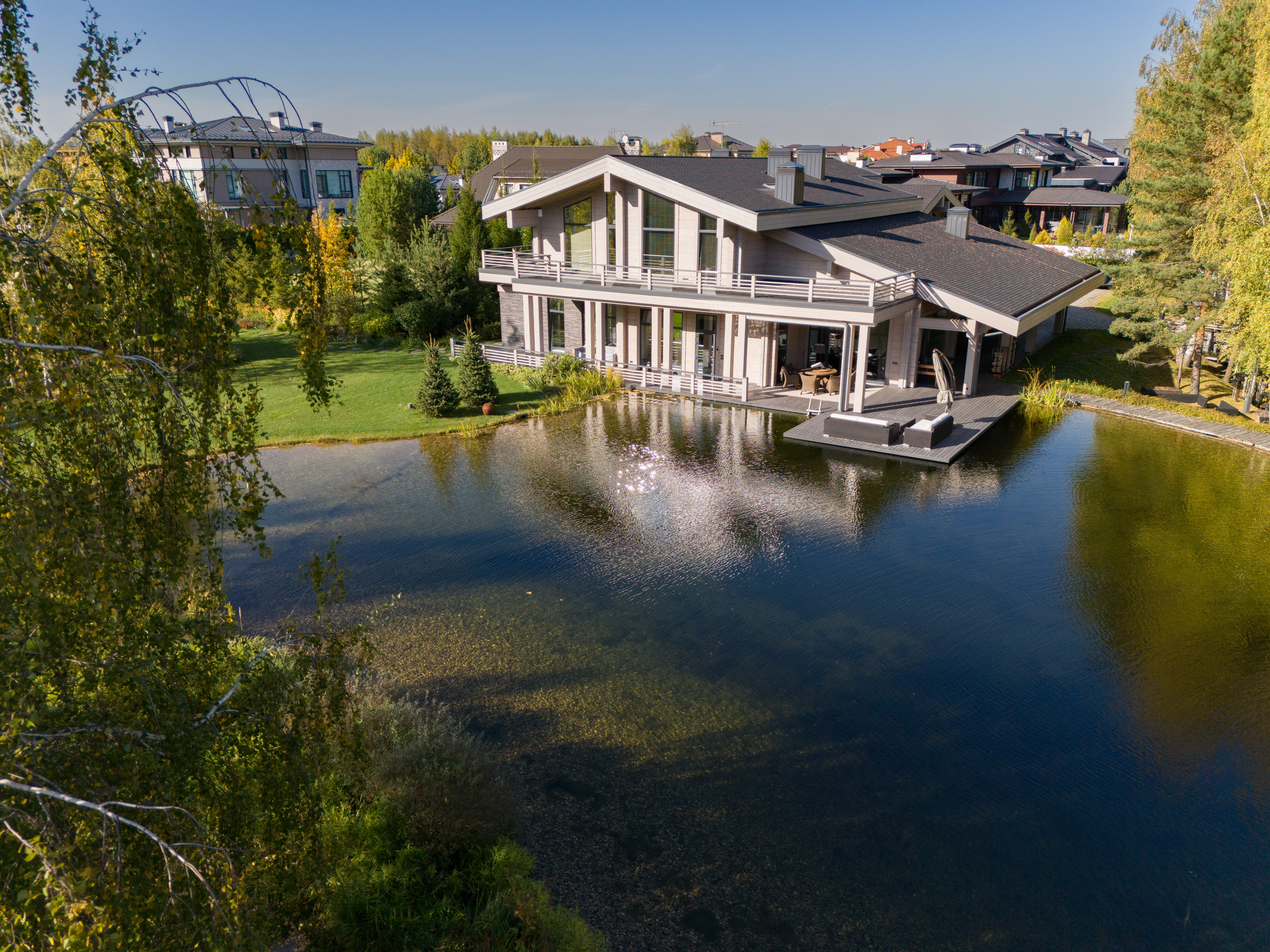 Дом из клееного бруса по проекту "Инсбрук"