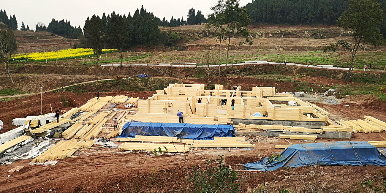 Началось строительство первого дома Holz House в Китае
