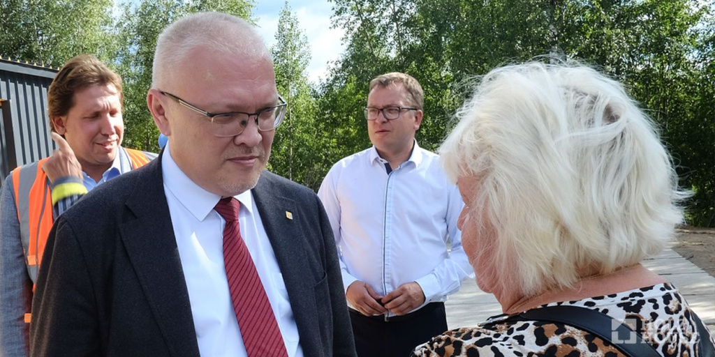 Вр.и.о. губернатора Кировской области Александр Соколов высоко оценил производственные и социальные программы компании «Хольц Хаус»