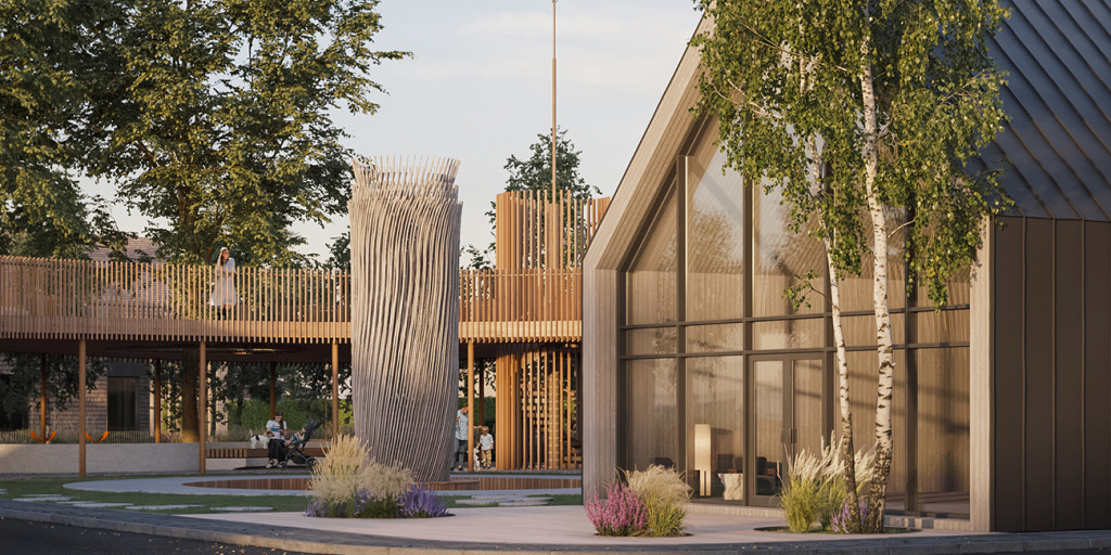  Holz House начинает строительство в КП Миронцево