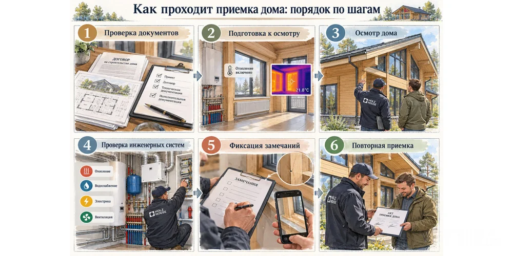 Как принять дом у подрядчика после строительства: чек-лист заказчика