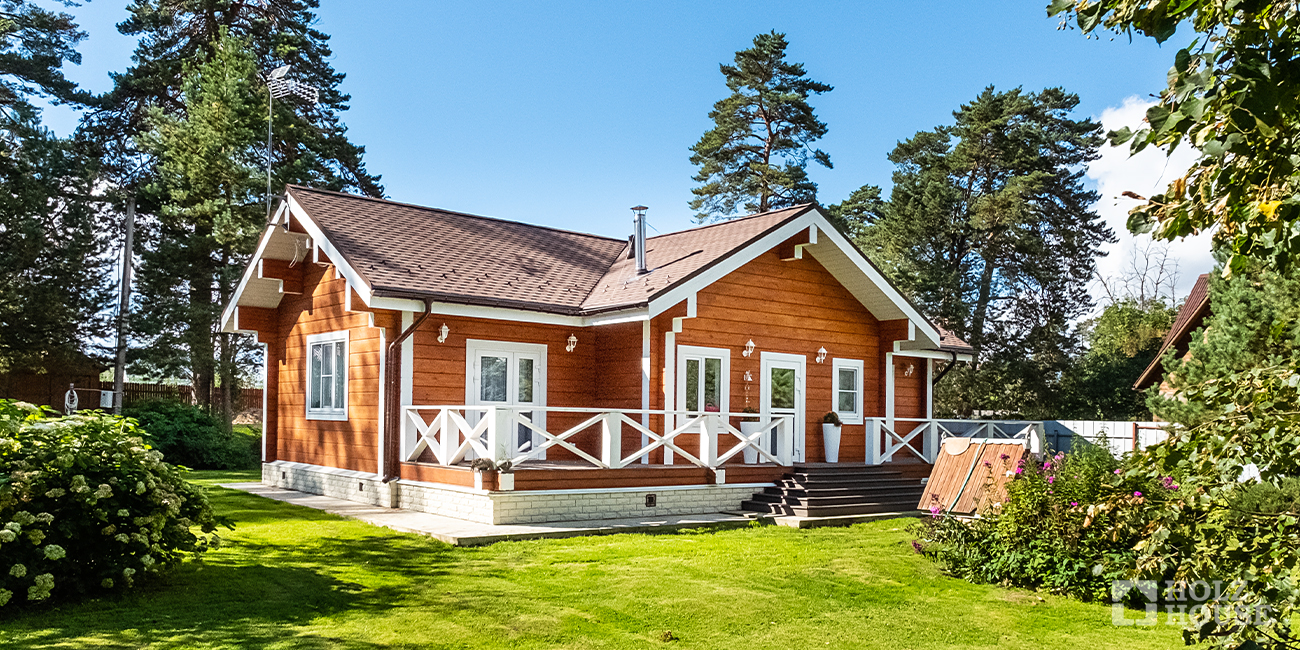  дома и проекты домов из клееного бруса: особенности финского .