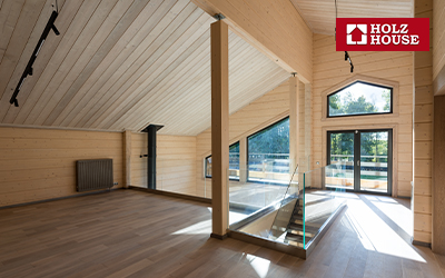 Дизайн мансарды в частном доме, идеи для дизайна интерьера в частном доме - Holz House