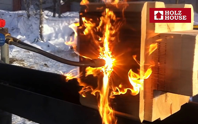 Клееный брус: огнестойкость, пожарная безопасность материала, степень огнестойкости домов из клееного бруса - Holz House