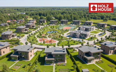 Что такое коттеджный поселок: преимущества и особенности жизни | Статьи Holz House