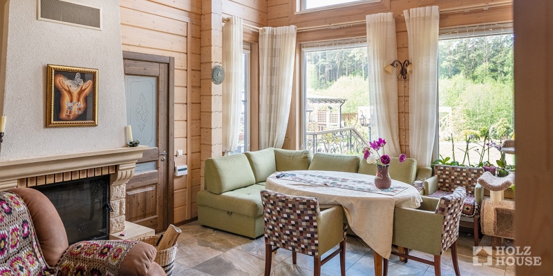 Дом из клееного бруса с верандой по проекту Аликанте - фото 13 на сайте Holz House