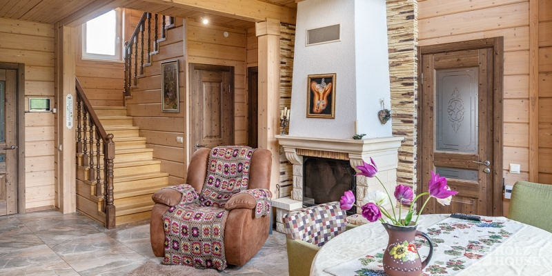 Дом из клееного бруса с верандой по проекту Аликанте - фото 14 на сайте Holz House