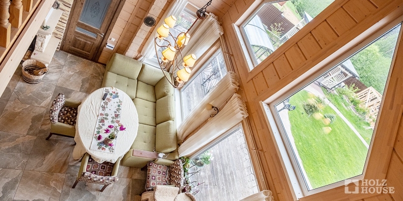 Дом из клееного бруса с верандой по проекту Аликанте - фото 15 на сайте Holz House