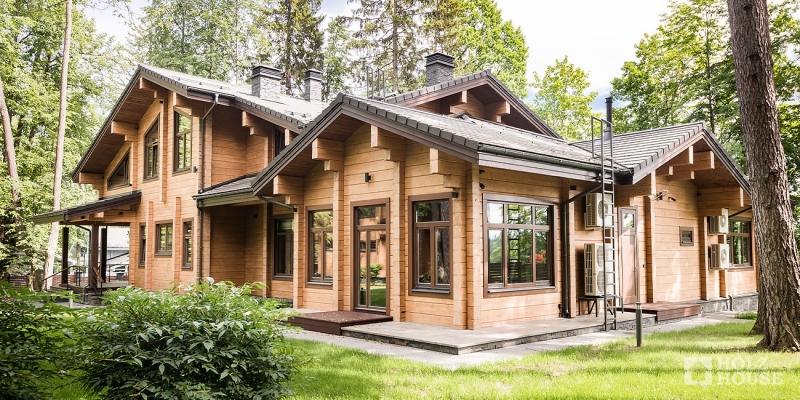 Загородный дом из клееного бруса по проекту Анси - фото 7 на сайте Holz House