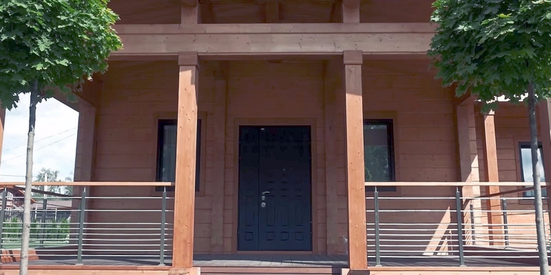 Грандиозный двухэтажный дом из клееного бруса по проекту Антони - фото 5 на сайте Holz House