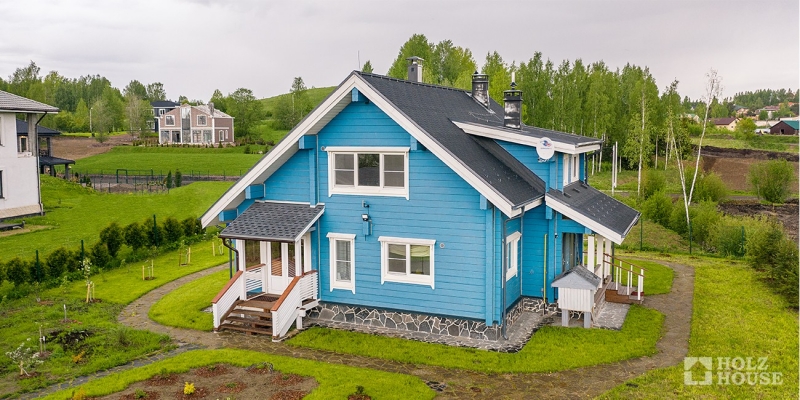 Миниатюрный дом из клееного бруса по проекту Антверпен - фото 3 на сайте Holz House